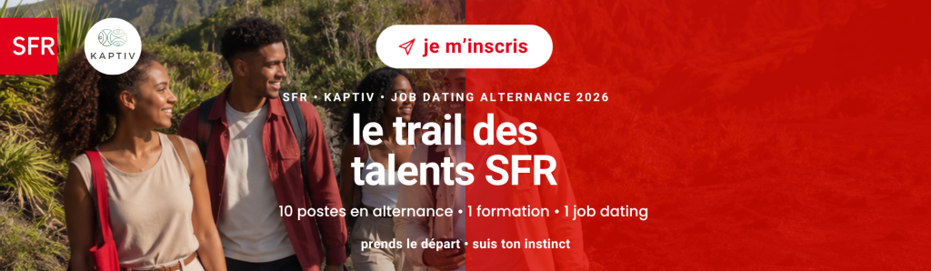 SFR x Kaptiv – Le Trail des Talents : job dating alternance